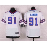 nike nfl jerseys buffalo bills #91 lawson white[Elite]