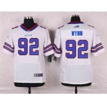 nike nfl jerseys buffalo bills #92 wynn white[Elite]