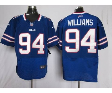 nike nfl jerseys buffalo bills #94 williams blue[elite]