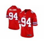 nike nfl jerseys buffalo bills #94 williams red[Elite]