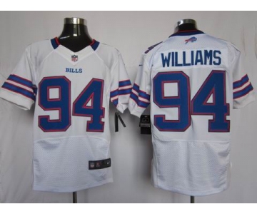 nike nfl jerseys buffalo bills #94 williams white[elite]