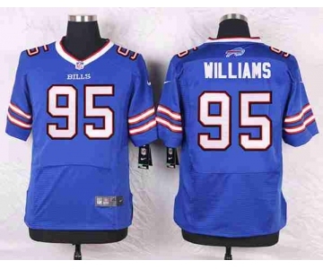 nike nfl jerseys buffalo bills #95 williams blue[Elite][williams]