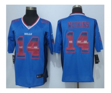 2015 new nike buffalo bills #14 watkins blue strobe jerseys[limited]