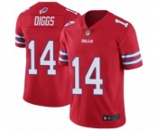 Buffalo Bills #14 Stefon Diggs Limited Red Rush Vapor Untouchable Football Jersey