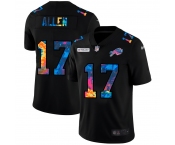 Buffalo Bills #17 Josh Allen Men's Nike Multi-Color Black 2020 NFL Crucial Catch Vapor Untouchable Limited Jersey