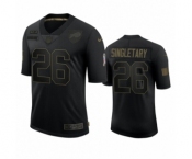 Buffalo Bills #26 Devin Singletary Black 2020 Salute to Service Limited Jersey