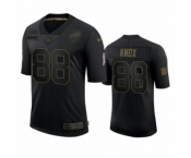 Buffalo Bills #88 Dawson Knox Black 2020 Salute to Service Limited Jersey