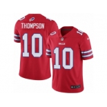 Men Nike Buffalo Bills #10 Deonte Thompson Elite Red Rush Vapor Untouchable NFL Jersey