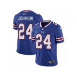 Men Nike Buffalo Bills #24 Leonard Johnson Royal Blue Team Color Vapor Untouchable Limited Player NFL Jersey