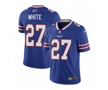 Men Nike Buffalo Bills #27 TreDavious White Royal Blue Team Color Vapor Untouchable Limited Player NFL Jersey