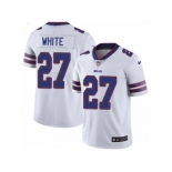 Men Nike Buffalo Bills #27 TreDavious White White Vapor Untouchable Limited Player NFL Jersey