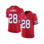 Men Nike Buffalo Bills #28 E.J. Gaines Limited Red Rush Vapor Untouchable NFL Jersey