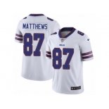 Men Nike Buffalo Bills #87 Jordan Matthews White Vapor Untouchable Limited Player NFL Jersey