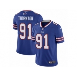 Men Nike Buffalo Bills #91 Cedric Thornton Royal Blue Team Color Vapor Untouchable Limited Player NFL Jersey