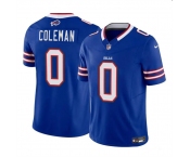 Men's Buffalo Bills #0 Keon Coleman Blue 2024 Draft F.U.S.E. Vapor Untouchable Limited Football Stitched Jersey