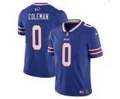 Men's Buffalo Bills #0 Keon Coleman Blue 2024 Draft Vapor Untouchable Limited Football Stitched Jersey