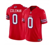 Men's Buffalo Bills #0 Keon Coleman Red 2024 Draft F.U.S.E. Vapor Untouchable Limited Football Stitched Jersey