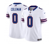 Men's Buffalo Bills #0 Keon Coleman White 2024 Draft F.U.S.E. Vapor Untouchable Limited Football Stitched Jersey