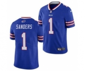 Men's Buffalo Bills #1 Emmanuel Sanders Blue Vapor Untouchable Limited Stitched Football Jersey