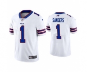 Men's Buffalo Bills #1 Emmanuel Sanders White Vapor Untouchable Limited Stitched Football Jersey