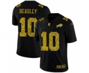 Men's Buffalo Bills #10 Cole Beasley Black Leopard Print Fashion Vapor Limited Football Jersey