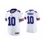 Men's Buffalo Bills #10 Mitchell Trubisky White Vapor Untouchable Limited Stitched Football Jersey