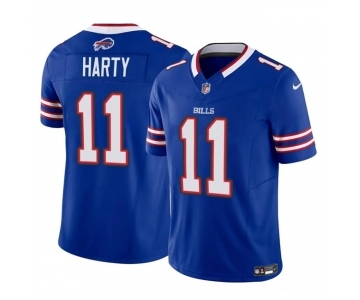 Men's Buffalo Bills #11 Deonte Harty Blue 2023 F.U.S.E. Vapor Untouchable Limited Football Stitched Jersey