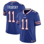 Men's Buffalo Bills #11 Mitch Trubisky Blue Vapor Untouchable Limited Football Stitched Jersey