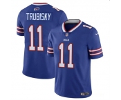 Men's Buffalo Bills #11 Mitch Trubisky Blue Vapor Untouchable Limited Football Stitched Jersey