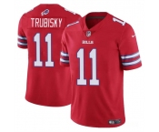 Men's Buffalo Bills #11 Mitch Trubisky Red Vapor Untouchable Limited Football Stitched Jersey