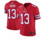 Men's Buffalo Bills #13 Gabriel Davis Red Vapor Untouchable Limited Stitched Jersey