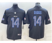 Men's Buffalo Bills #14 Stefon Diggs Black 2022 Fashion Impact Black Color Rush Stitched Nike Limited Jersey