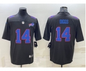 Men's Buffalo Bills #14 Stefon Diggs Black Vapor Untouchable Limited Stitched Jersey