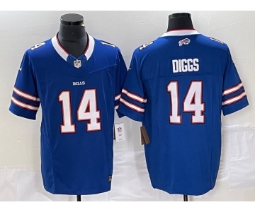 Men's Buffalo Bills #14 Stefon Diggs Blue 2023 FUSE Vapor Limited Stitched Jersey