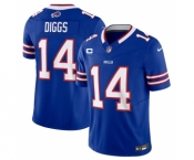 Men's Buffalo Bills #14 Stefon Diggs Blue 2023 F.U.S.E. With 4-Star C Patch Vapor Untouchable Limited Football Stitched Jersey