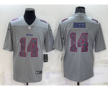 Men's Buffalo Bills #14 Stefon Diggs Grey Atmosphere Fashion Vapor Untouchable Stitched Limited Jersey