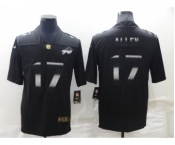 Men's Buffalo Bills #17 Josh Allen Black 2022 Shadow Vapor Untouchable Stitched Nike Limited Jersey