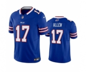 Men's Buffalo Bills #17 Josh Allen Blue 2023 F.U.S.E. Vapor Untouchable Limited Stitched Jersey