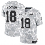 Men's Buffalo Bills #18 Amari Cooper 2024 F.U.S.E. Arctic Camo Salute to Service Limited Football Stitched Jersey