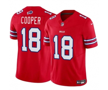 Men's Buffalo Bills #18 Amari Cooper Red 2024 F.U.S.E. Vapor Untouchable Limited Stitched Football Jersey