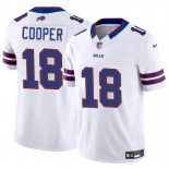 Men's Buffalo Bills #18 Amari Cooper White 2024 F.U.S.E. Vapor Untouchable Limited Stitched Football Jersey