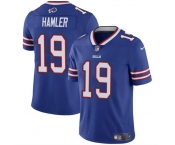 Men's Buffalo Bills #19 KJ Hamler Blue 2024 Vapor Untouchable Limited Stitched Football Jersey