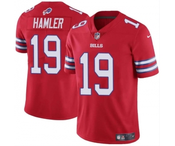 Men's Buffalo Bills #19 KJ Hamler Red 2024 Vapor Untouchable Limited Stitched Football Jersey