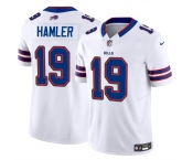 Men's Buffalo Bills #19 KJ Hamler White 2024 F.U.S.E. Vapor Untouchable Limited Stitched Football Jersey