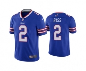 Men's Buffalo Bills #2 Tyler Bass Blue Vapor Untouchable Limited Stitched Jersey