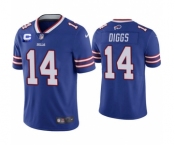 Men's Buffalo Bills 2022 #14 Stefon Diggs Royal Blue With 2-star C Patch Vapor Untouchable Limited Stitched NFL Jersey