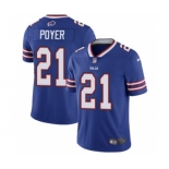 Men's Buffalo Bills #21 Jordan Poyer Blue Vapor Untouchable Limited Stitched NFL Jersey