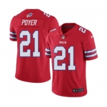 Men's Buffalo Bills #21 Jordan Poyer Red Vapor Untouchable Limited Stitched NFL Jersey