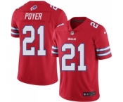 Men's Buffalo Bills #21 Jordan Poyer Red Vapor Untouchable Limited Stitched NFL Jersey