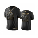 Men's Buffalo Bills #26 Devin Singletary Black 2019 Golden Edition Limited Stitched NFL Jersey